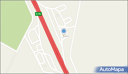 Parking TIR, A1E75, Kleszczewko - TIR - Parking