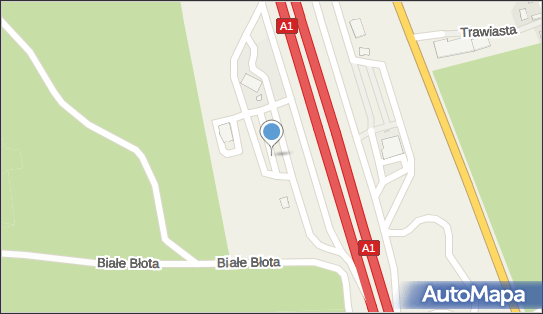 Parking TIR, A1, Białe Błota - TIR - Parking