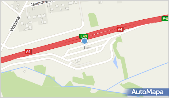 Parking TIR, A4, Mokrzyska - TIR - Parking