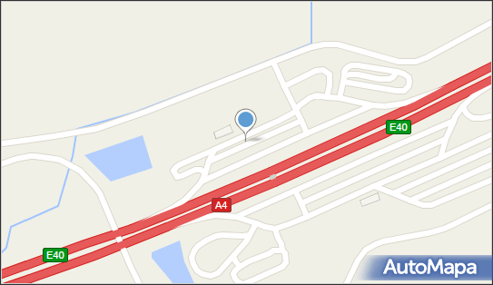 Parking TIR, A4, Chotyniec - TIR - Parking