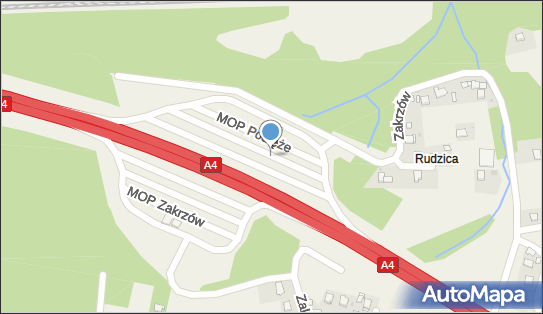 Parking TIR, A4E40, Zakrzów - TIR - Parking