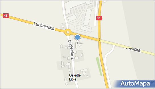 Parking TIR, Cegielniana 11a, Lisowice - TIR - Parking