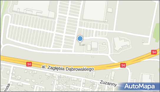 Parking TIR, Aleja Zagłębia Dąbrowskiego, Sosnowiec - TIR - Parking