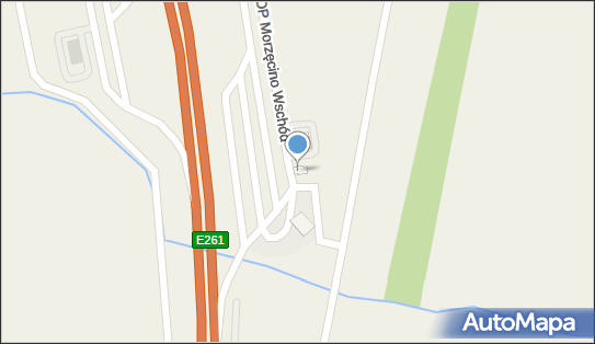 MOP Mierzęciwo Wschód, DK S5E261, Morzęcino