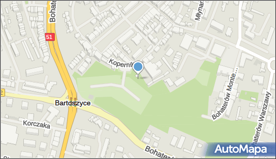 Toaleta publiczna, pl.Bohaterów Westerplatte,, Bartoszyce