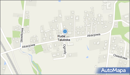 nr 0110, Akacjowa 70, Ruda Talubska 08-400 - Trafostacja