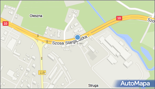 nr 11699, DK10, Szosa Stargardzka, Szczecin - Trafostacja