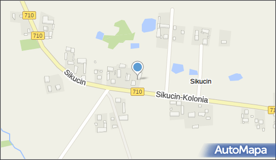 nr 3-1368, DW 710, Sikucin-Kolonia, Sikucin - Trafostacja