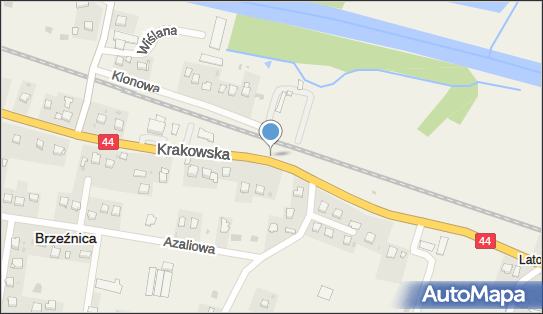 nr 31183, DK 44, Krakowska, Brzeźnica - Trafostacja