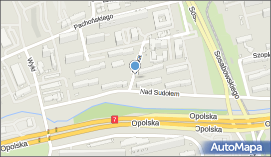 nr 4081, Wincentego Danka 4 x Nad Sudołem 18, Kraków - Trafostacja