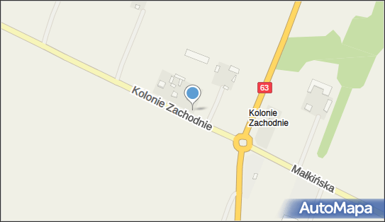 nr 6971, 6971, Kolonie Zachodnie - Trafostacja