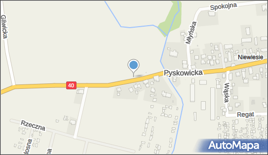 nr P87, Pyskowicka40 45, Niewiesze 44-172 - Trafostacja