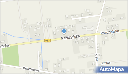 nr S-669, DW 933, Pszczyńska, Góra - Trafostacja