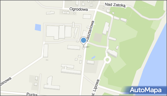 nr T-9309, Kasztanowa, Rzucewo 84-122 - Trafostacja