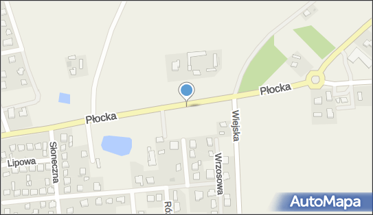 Trafostacja, DW 567, Płocka, Rogozino - Trafostacja