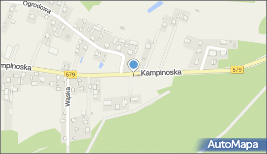 Trafostacja, DW 579, Kampinoska, Kazuń-Bielany - Trafostacja