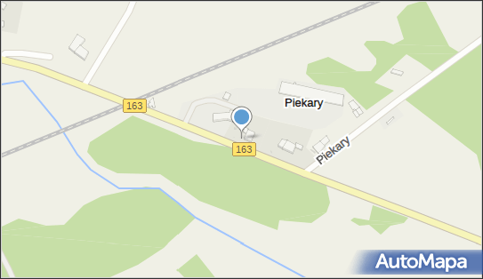 Trafostacja, DW 163, Piekary - Trafostacja