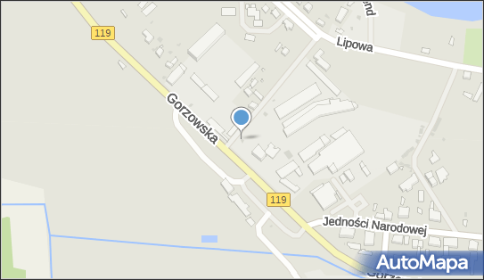 Trafostacja, DW119, Pyrzycka, Lipiany - Trafostacja