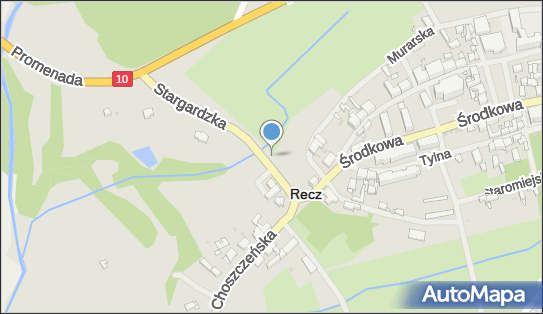 Trafostacja, DW 151, Stargardzka, Recz - Trafostacja