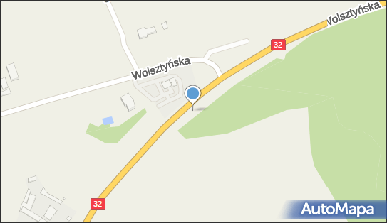 Trafostacja, DK 32, Wolsztyńska, Krężoły - Trafostacja