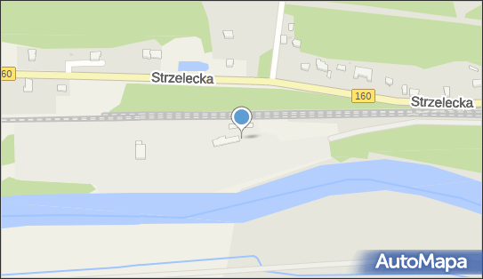 Trafostacja, DW 160, Strzelecka, Drezdenko - Trafostacja