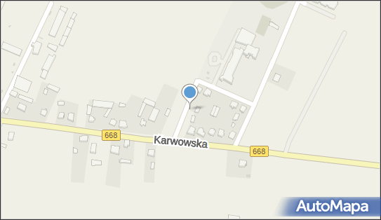 Trafostacja, DW668, Karwowska, Radziłów - Trafostacja