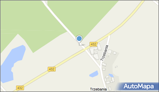 Trafostacja, DW432, Trzebania, Trzebania 64-113 - Trafostacja