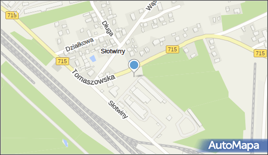 Trafostacja, Tomaszowska715, Słotwiny 95-040 - Trafostacja