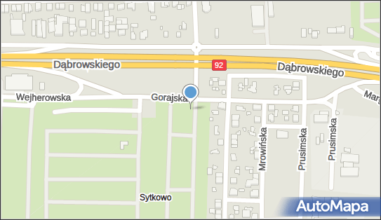 Trafostacja, 1404 MST-1061 Poznań, ul. Dąbrowskiego 438, Poznań - Trafostacja