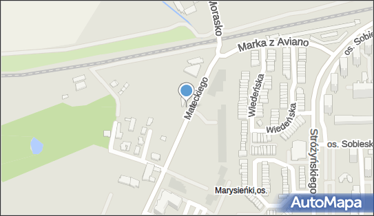 Trafostacja, 1934 MST-3161 Poznań, ul. Mateckiego 16, Poznań - Trafostacja