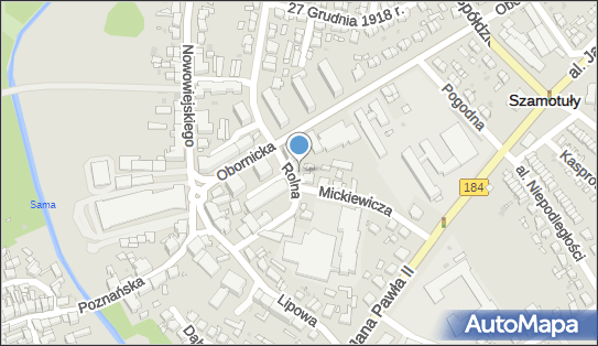 Trafostacja, 3018 MST-5 Szamotuły ul. Obornicka 8, Szamotuły - Trafostacja