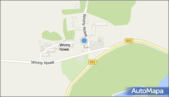 Trafostacja, Wrony Nowe 1a, Wrony Nowe 11-500 - Trafostacja