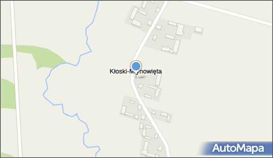 Trafostacja, Kłoski-Młynowięta 10, Kłoski-Młynowięta 18-204 - Trafostacja