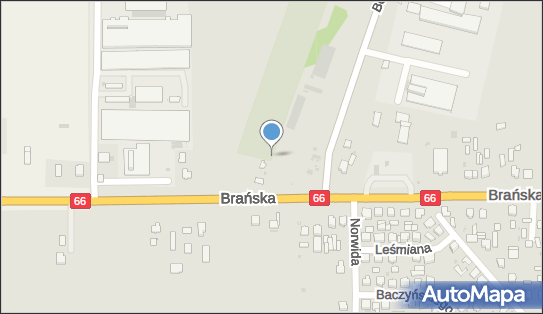 Trafostacja, Brańska66 124, Bielsk Podlaski 17-100 - Trafostacja