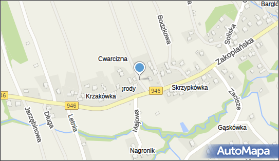Trafostacja, DW 946, Nagronik - Trafostacja