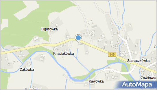 Trafostacja, DW 946, Stanaszówka - Trafostacja