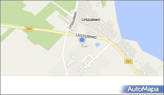 Trafostacja, DW 560, Urszulewo - Trafostacja