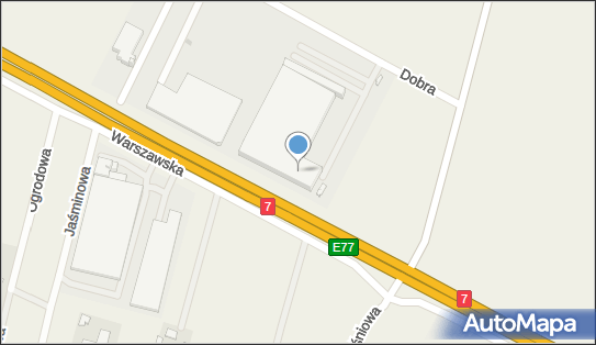Trafostacja, DK E777, Łomna-Las - Trafostacja
