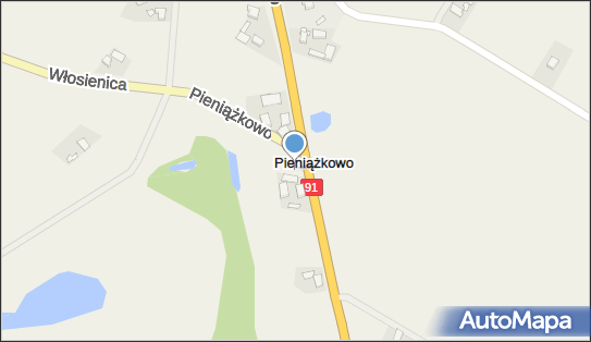 Trafostacja, DK E751, Pieniążkowo - Trafostacja