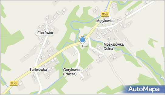 Trafostacja, DW 956, Moskalówka - Trafostacja
