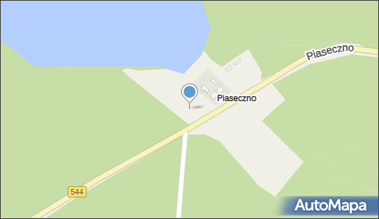 Trafostacja, DW 544, Piaseczno - Trafostacja