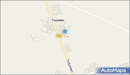 Trafostacja, DW 541, Tuszewo - Trafostacja
