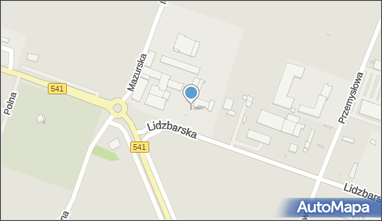 Trafostacja, DW 541, Lidzbarska, Żuromin - Trafostacja