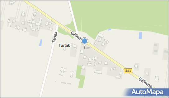 Trafostacja, DW 443, Grodziec-Tartak - Trafostacja