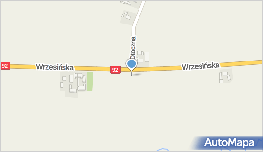 Trafostacja, DK 92, Otoczna - Trafostacja