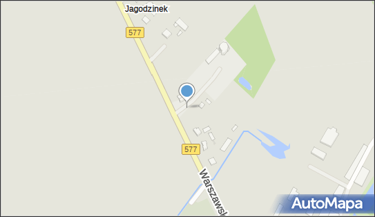 Trafostacja, DW 577, Sannik Jagodzinek - Trafostacja