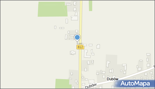 Trafostacja, DW 812, Dubów 9, Dubów - Trafostacja