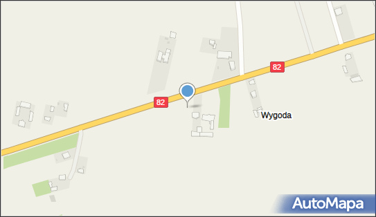 Trafostacja, DK 82, Wygoda - Trafostacja