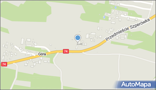 Trafostacja, DK 74, Góra - Trafostacja