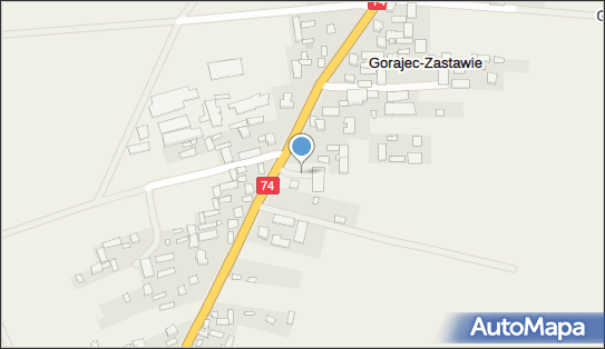 Trafostacja, DK 74, Gorajec-Zastawie - Trafostacja